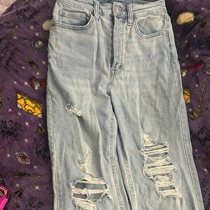 Wild Fable Light Blue Distressed Boyfriend Jeans